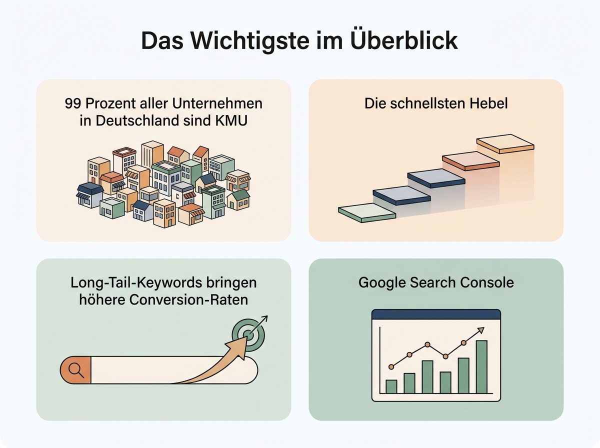 Schaubild: SEO für den Mittelstand: So werden KMU bei Google sichtbar