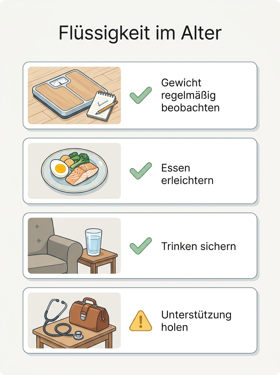 Checklisten-Visual: Ernährung im Alter