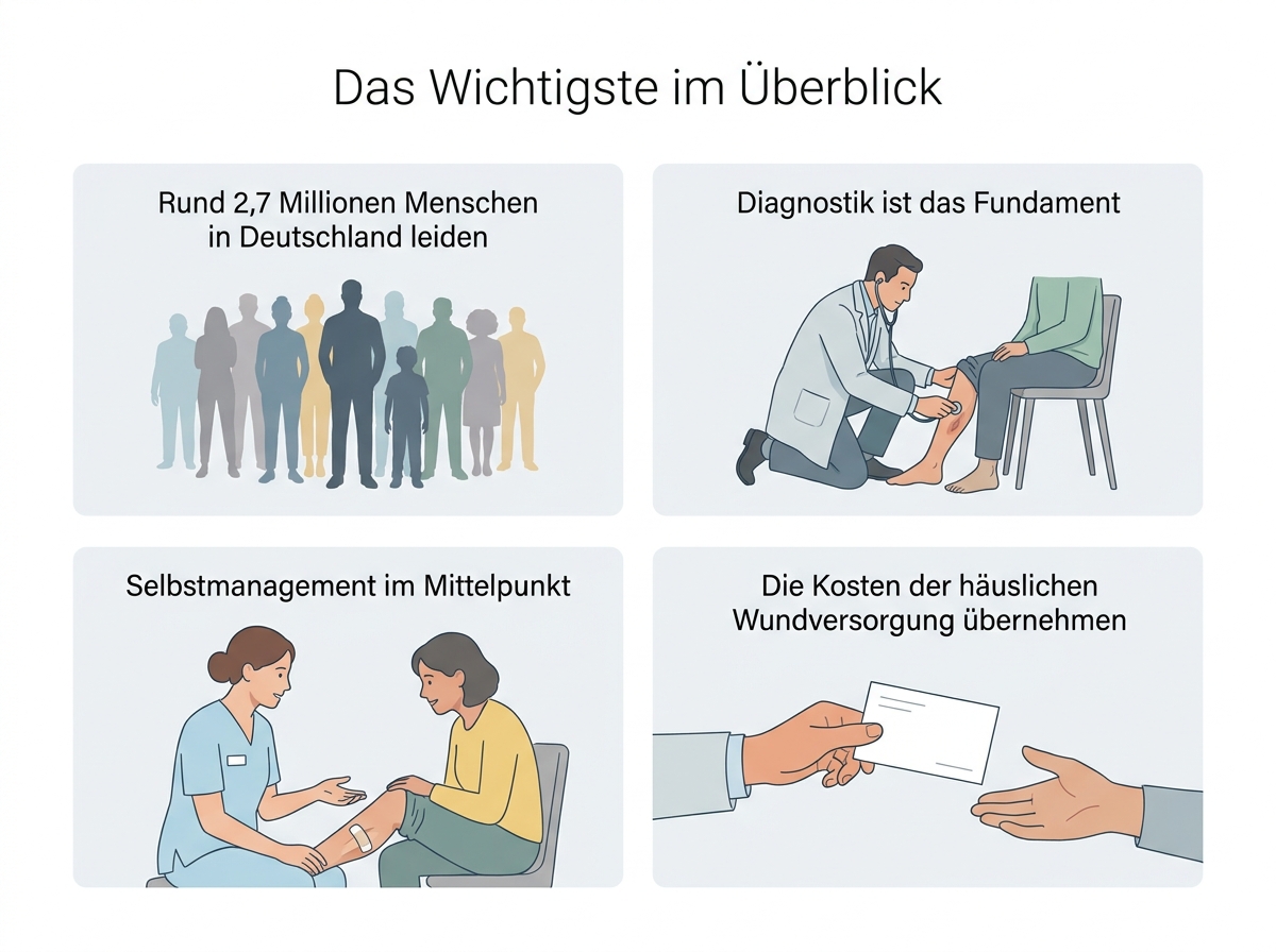 Schaubild: Wundversorgung Erfolgsgeschichte