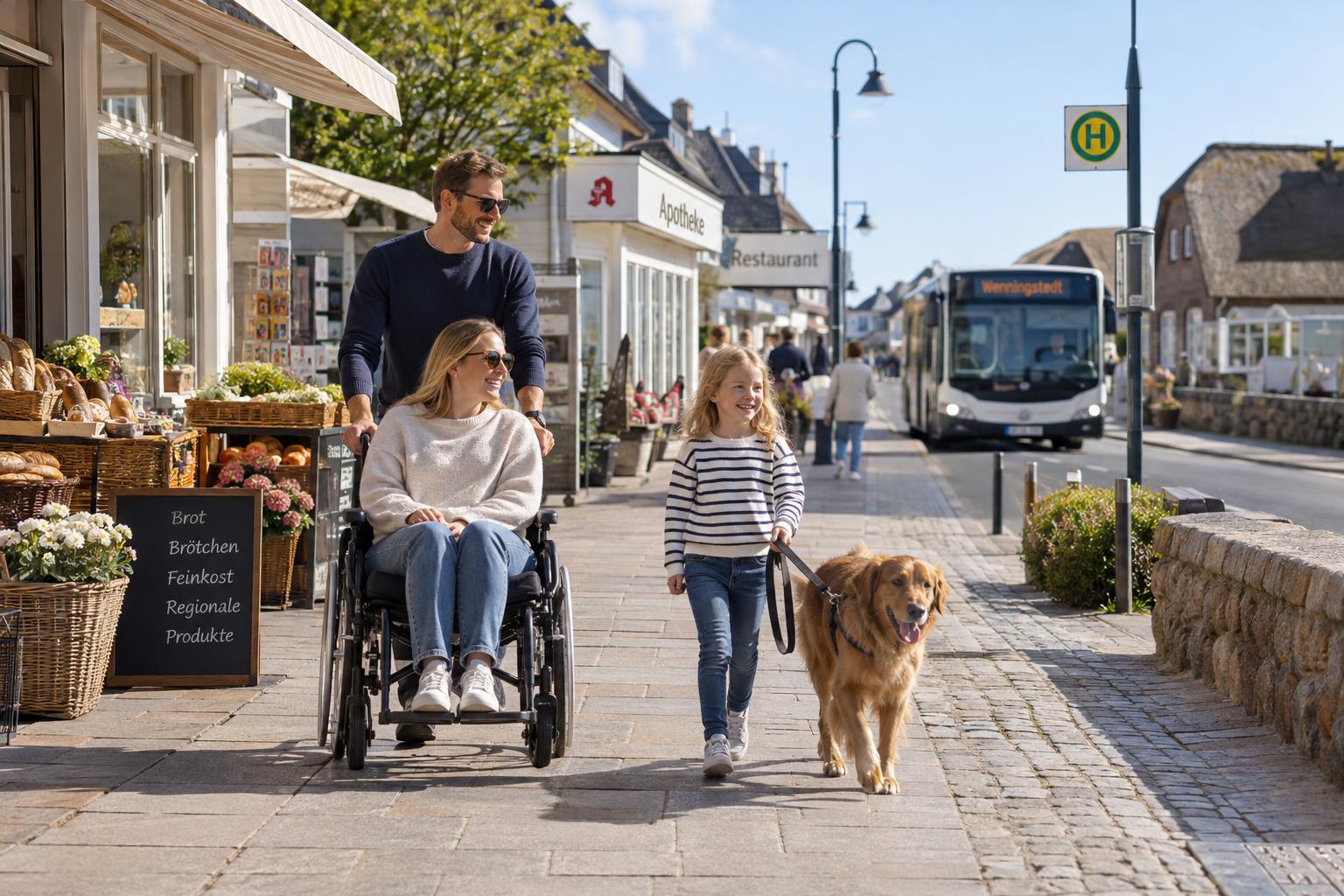 Barrierearme Infrastruktur rund um Wenningstedt im Alltag