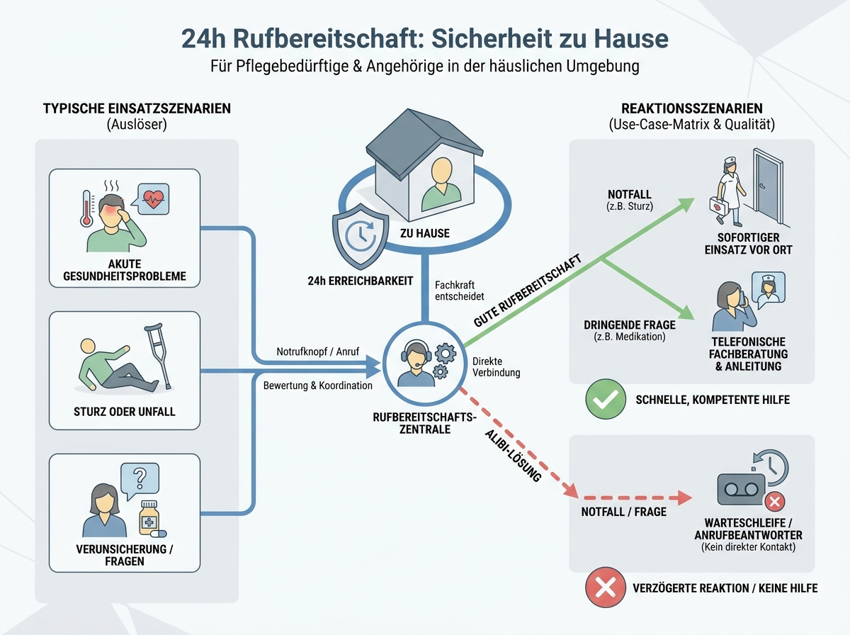 Schaubild: 24h Rufbereitschaft