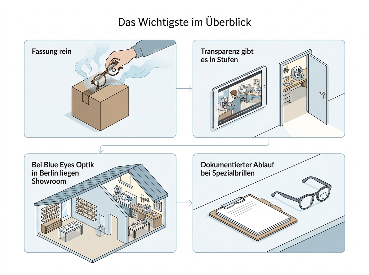 Schaubild: Virtueller Rundgang durch die offene Werkstatt – Maschinen, Prozesse und warum Kunden zuschauen dürfen