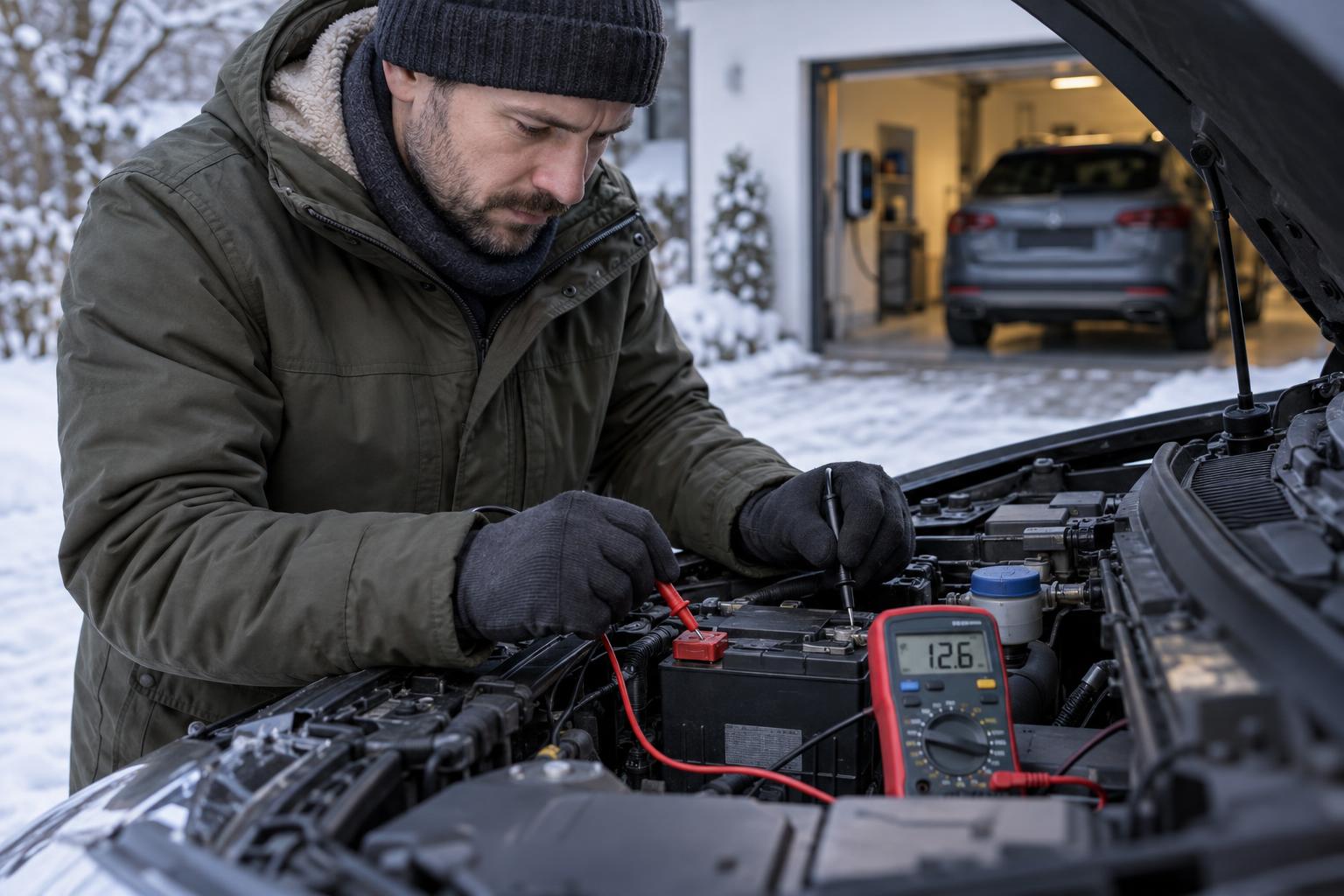 In sieben Schritten zur winterfesten Batterie